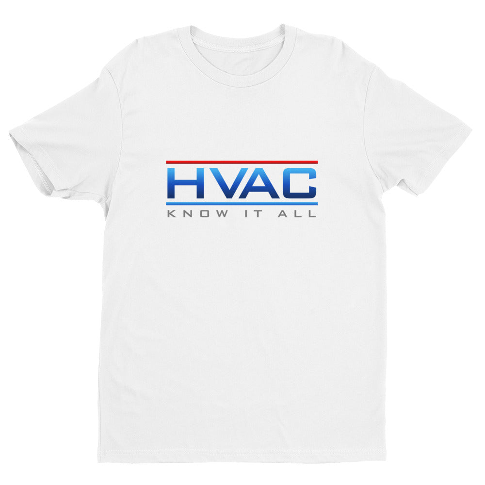 Fitted HVAC Know It All Next Level 3600 Premium Fitted Short Sleeve Crew with Tear Away Label