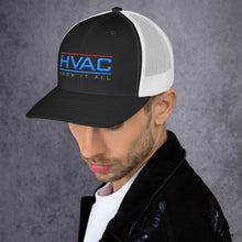Load image into Gallery viewer, Classic HVAC Know It All Curved Bill Trucker Cap