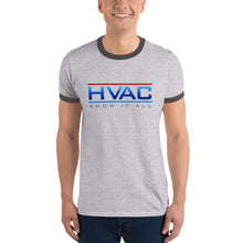 Load image into Gallery viewer, HVAC Know It All Ringer T-Shirt